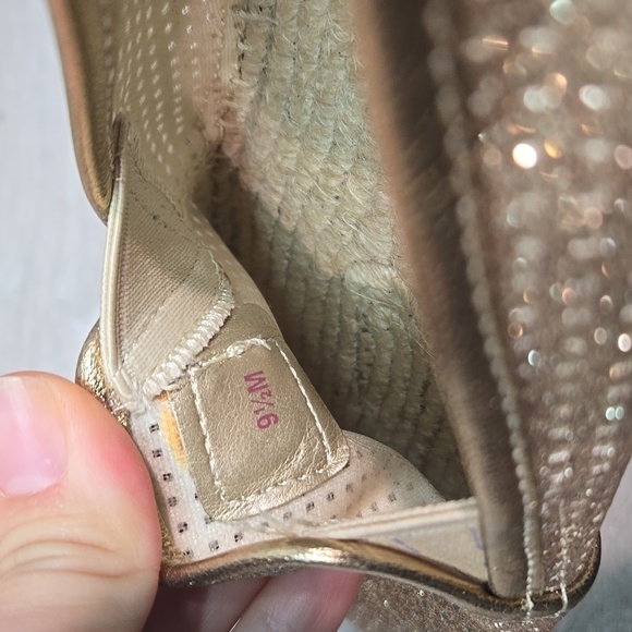 Michael Michael Kors  KendricGlitter Espadrille Platform Loafer  shoes 9.5M - Picture 14 of 14